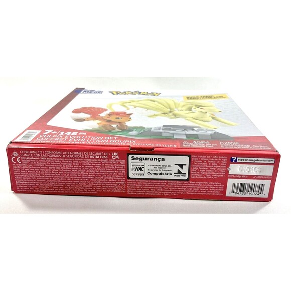 Mega Construx Pokemon Vulpix Ninetales Evolution Set - New Sealed - Picture 4 of 7